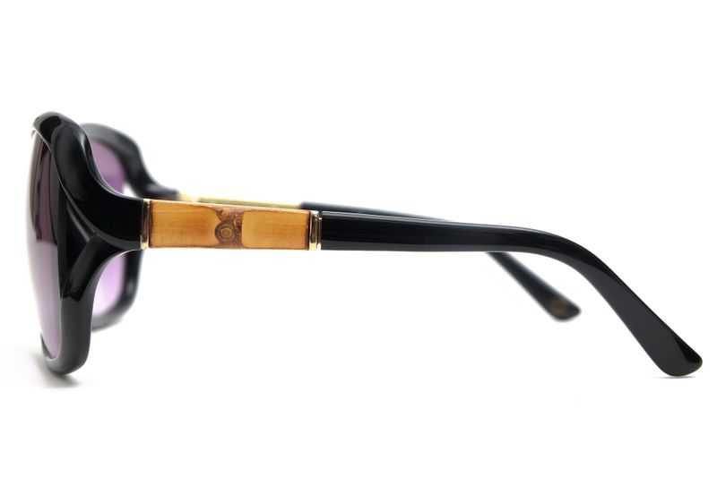 Gucci / Gucci Sunglass Es Glasses Men's Plastic Black Gg3685 Bamboo