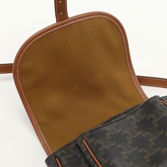 Celine Medium Folco Bag Triomphe Canvas 19150 2BZJ 04LU Shoulder Bag Triomphe