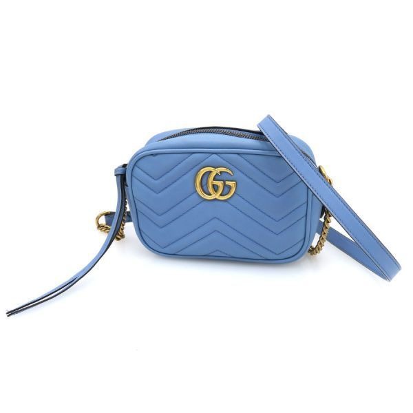 Gucci GG Marmont Camera Bag Light Blue