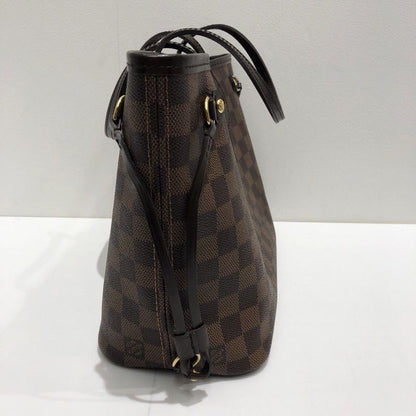 Louis Vuitton Damier Neverfull PM N51109 Tote Bag Shoulder Brown Preowned 005815
