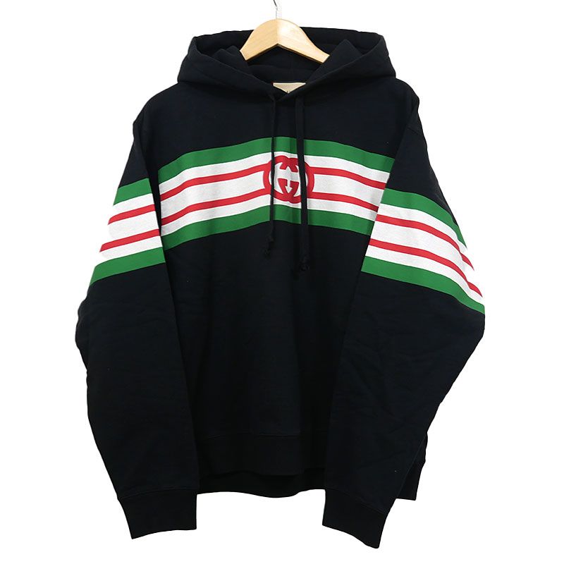 Gucci Pullover Hoodie 646953 Size M Black