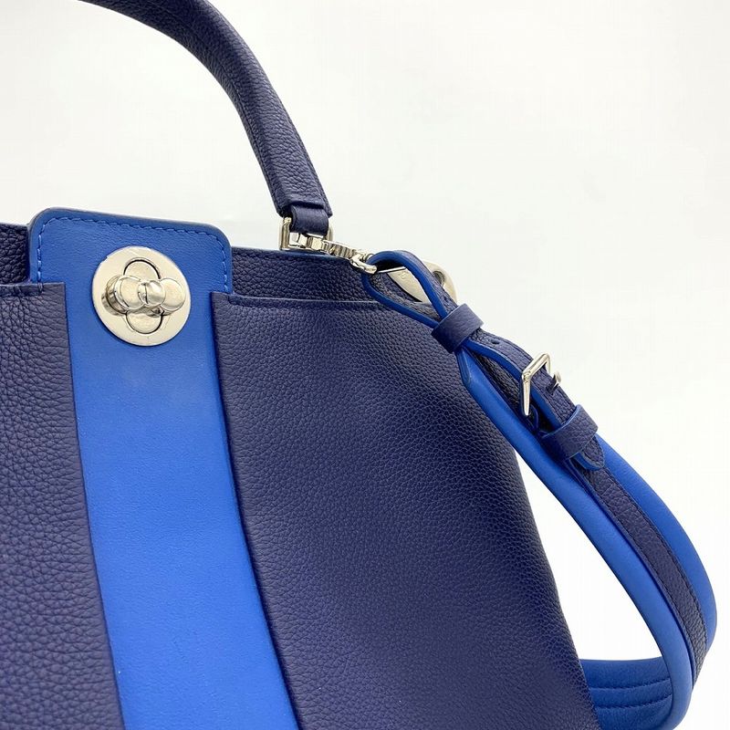 Louis Vuitton Astrid M54373 Shoulder Bag 2way Handbag Leather Navy/blue Women's