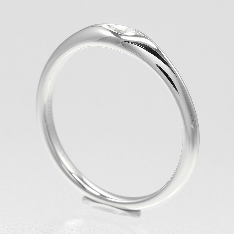 Tiffany & Co Marquise Band Pt950platinum × Diamond #16 Men's 4.18g Ring
