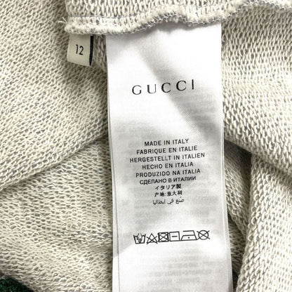Gucci Cotton Trainers Kids 12 (150cm (59.06in)) 518558 Grey Made In Italy