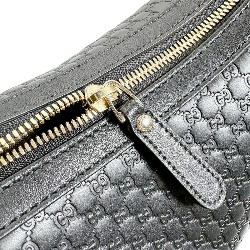Gucci 449732 Guccissima One Shoulder Bag Micro Shoulder Bag Gucci Black