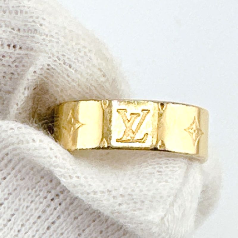 Louis Vuitton M00210 GP S Size Ring - Nanogram Ring - Ring Louis Vuitton Gold