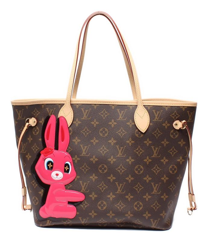 Louis Vuitton Tote Bag Sun Yitian Collaboration Neverfull MM M47200 Women Louis