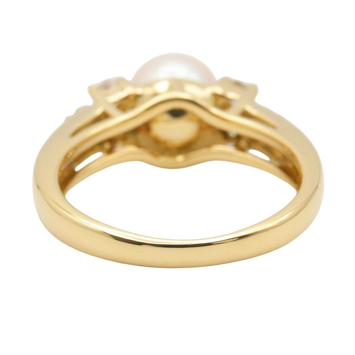 Tiffany & Co Ring Pearl Diamond 18k — view 4