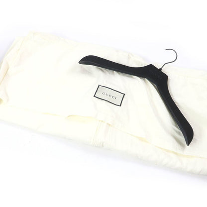 Gucci 590744 GG Logo Sideline Hooded Down Coat Bench Coat Bordeaux Blue Gold 50