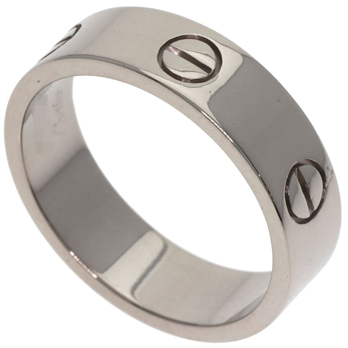 Cartier Love Ring 59 18K White Gold