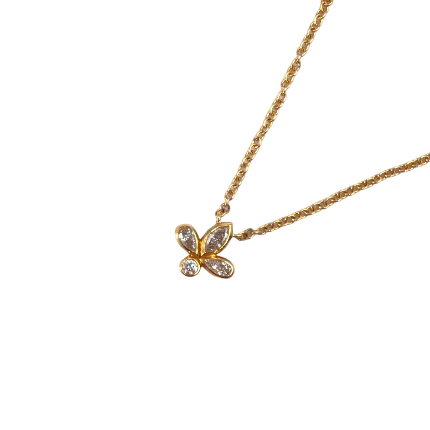 Tiffany & Co Fleur de Lys Yellow Gold Necklace