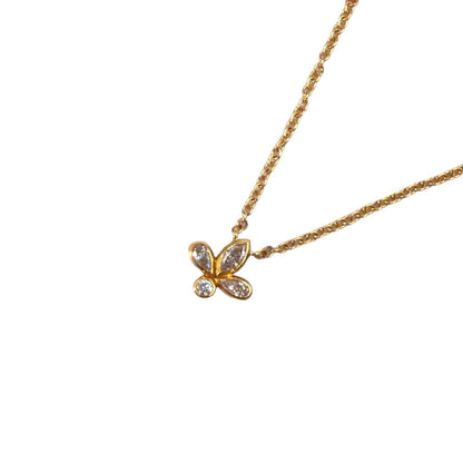 Tiffany & Co Fleur de Lys Yellow Gold Necklace