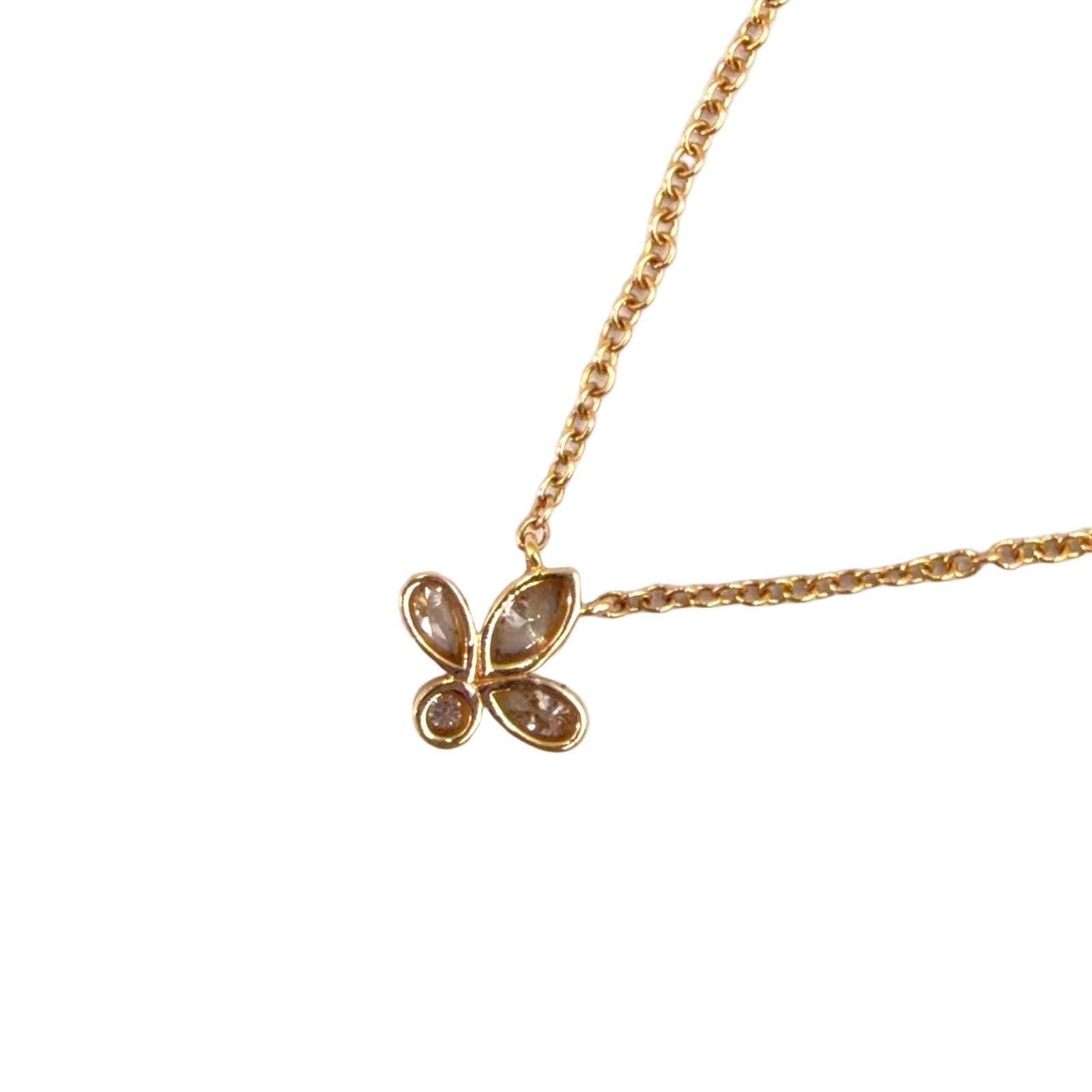Tiffany & Co Fleur de Lys Yellow Gold Necklace — view 2