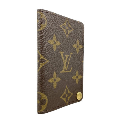 Louis Vuitton Card Case Monogram Holder Cles Depression Brown — view 2