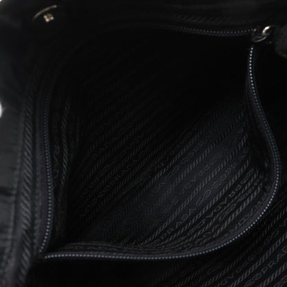 Prada Chain Shoulder B6431 Nylon And Plastic NERO Black Ladies Shoulder Bag