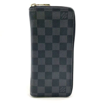 Louis Vuitton Zippy Wallet Vertical Damier Graphite Damier Graphite PVC Black