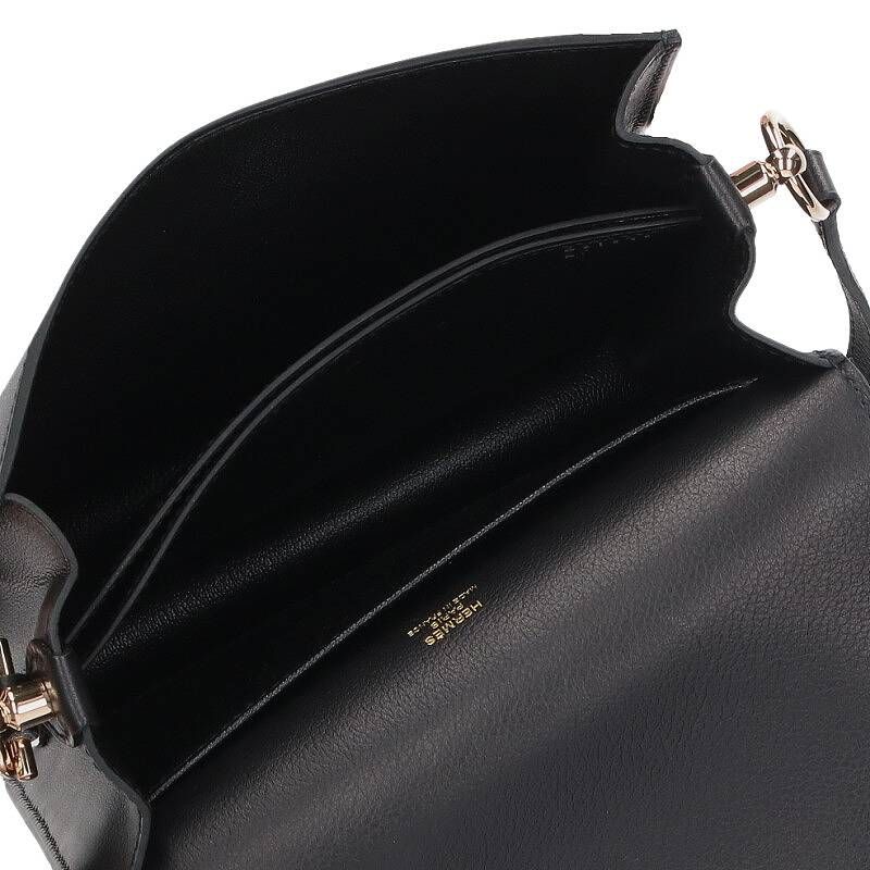 Hermes Lauris B Engraved Ghardware Leather Shoulder Bag Men's