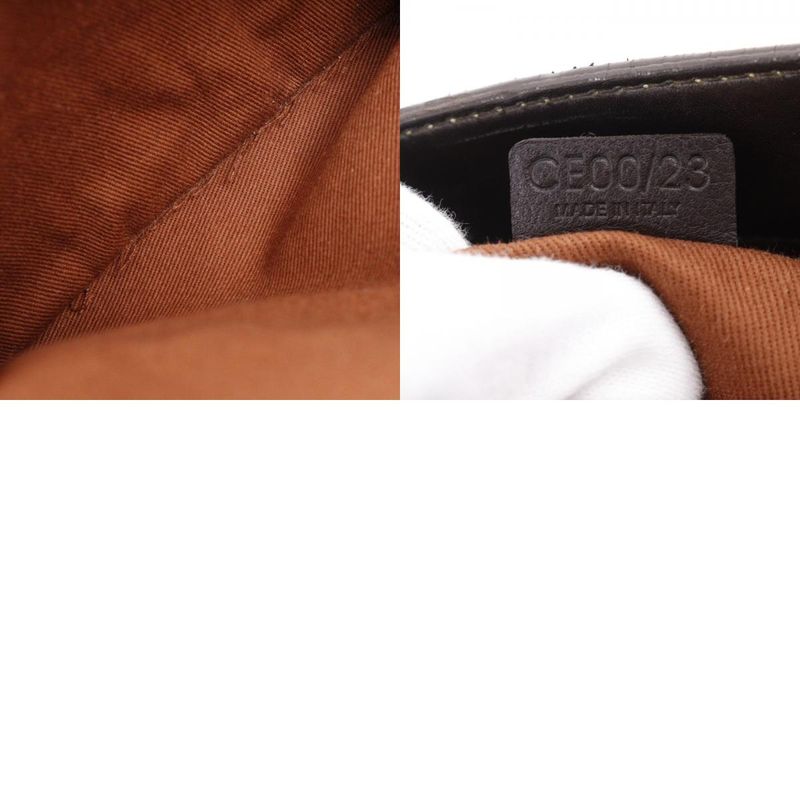 Celine Boogie Bag Leather Brown Women's Handbag