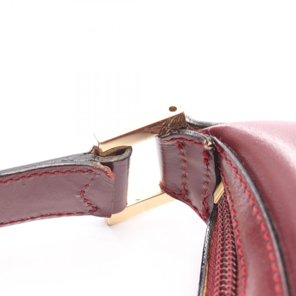 Saint Laurent Yves Shoulder Bag Gold Leather — view 14