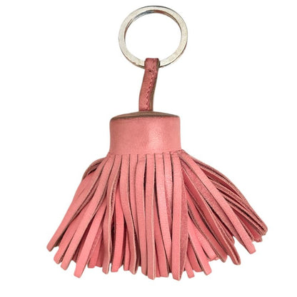 Hermes Key Holder Leather Marked Pink