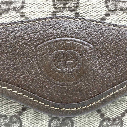 Gucci Old Gucci 001 113 Shoulder Bag Brown GG Supreme Canvas/leather Ladies Men