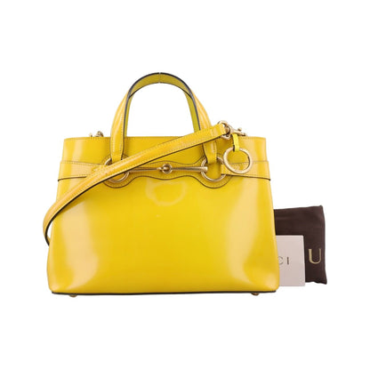 Gucci Bright Bit Yellow Patent Messenger