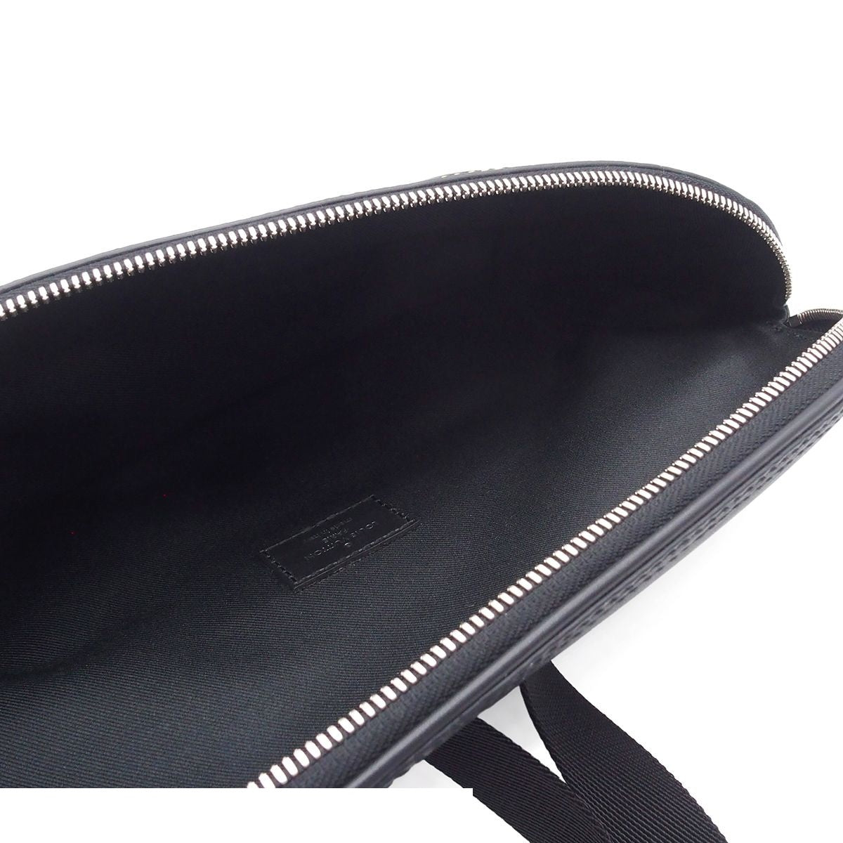 Louis Vuitton Bum Bag LV Circle Noir Black Epi Leather Waist Pouch — view 5