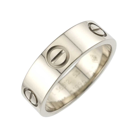 Cartier Love Classic 53 Ring 18k WG White Gold 750