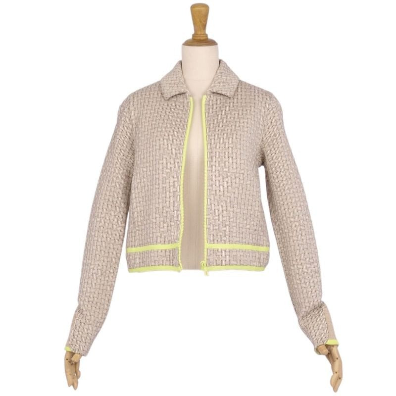 Hermes 2022 Jacket Zip Up Knit Cot — view 3
