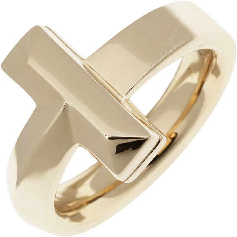 Tiffany & Co Ring 18K Yellow Gold T One Ring Width 45mm (018in)