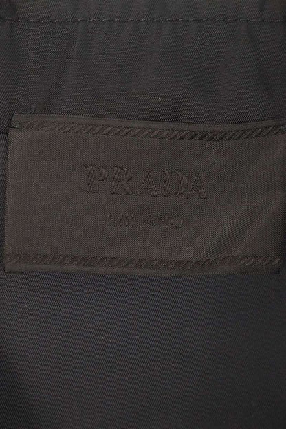 Prada Sc449 Re-nylon Triangle Logo Short Sleeve Shirt Men M