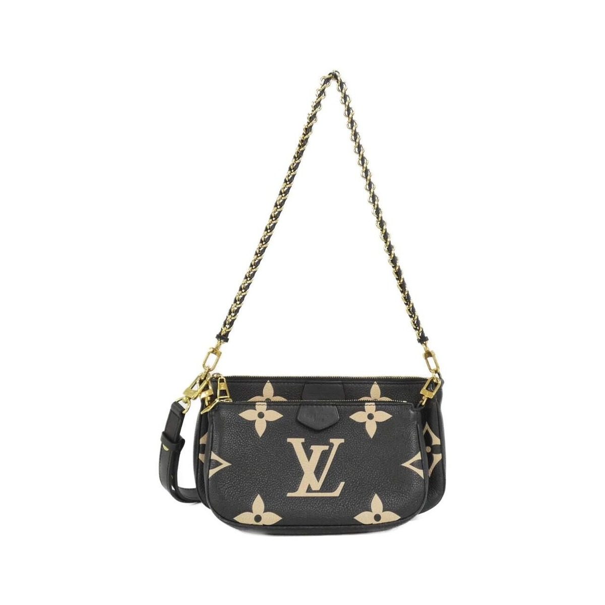 Louis Vuitton Bicolor Monogram Empreinte Multi Pochette Shoulder Bag
