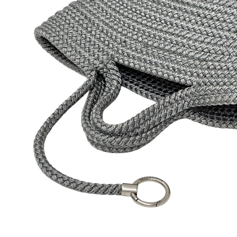 Balenciaga Bag Ladies Brand Handbag Shoulder Bag 2way Nylon Ibiza Small Gray