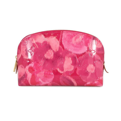 Louis Vuitton Pouch Monogram Vernis Ikat Flower Pochette Cosmetic