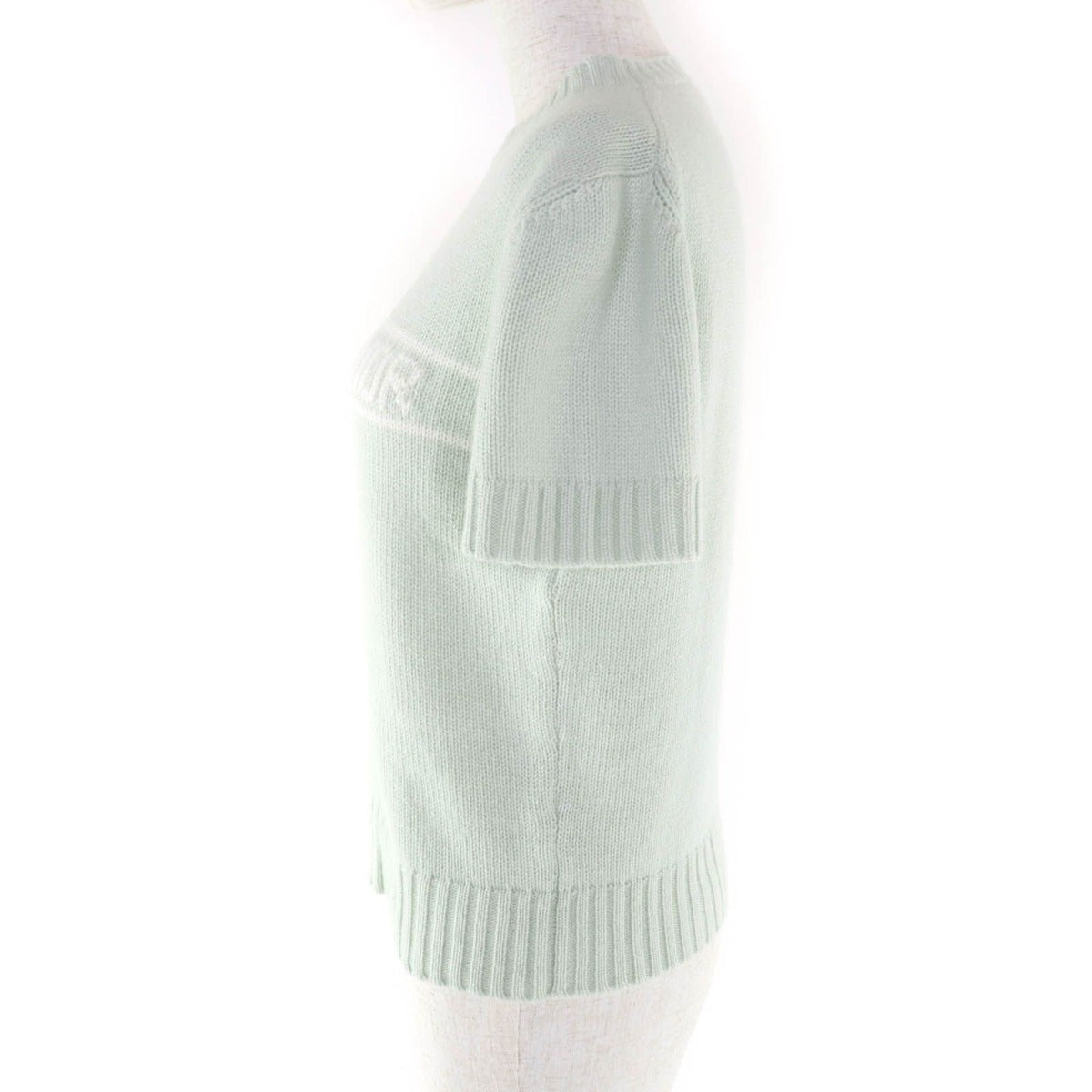 Dior Short Sleeve Sweater Cashmere Signature Pattern — view 2