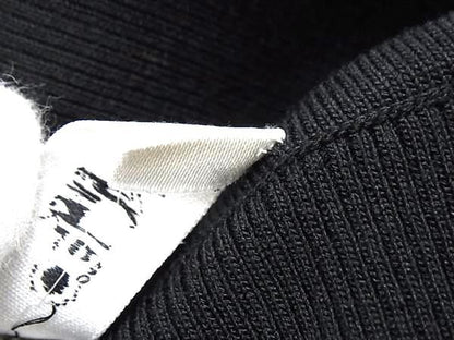 Celine Triomphe Silk And Cotton Long Sleeve Top Size S Clothing Women's Black