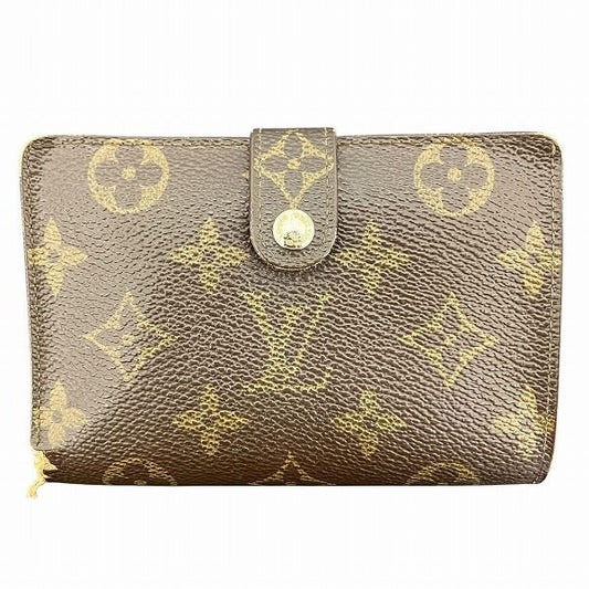 Louis Vuitton Monogram Foil Viennois M61674 Clasp Fold Wallet For Women