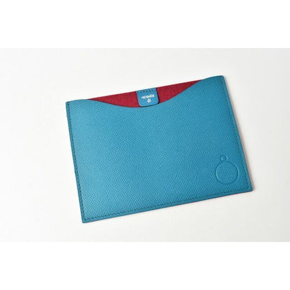 Hermes Flat Pouch Pass Case Petite Ache Vaux Epson Blue Red — view 6