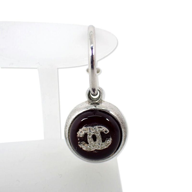 Chanel Coco Mark Earrings One Side J94-3