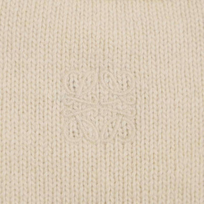 Loewe Animal Print Cropped Knit Sweater S800y14k34 Ecru XS