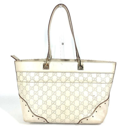Gucci Shoulder Bag GG Guccissima Logo 145993 Cima Leather Off-white Color