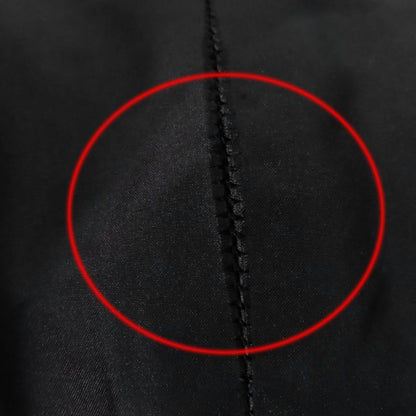 CHANEL P46625v28631 Wool Tweed Coat With Coco Mark Buttons Black 34 Made In