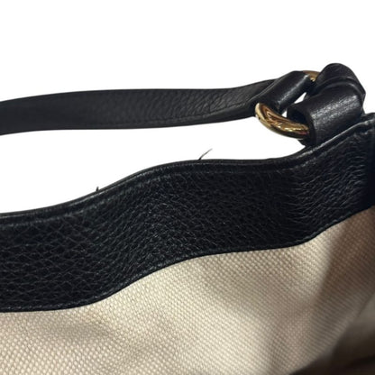 Gucci Soho Shoulder Bag Leather 282309 Black Ladies Gucci  Gucci