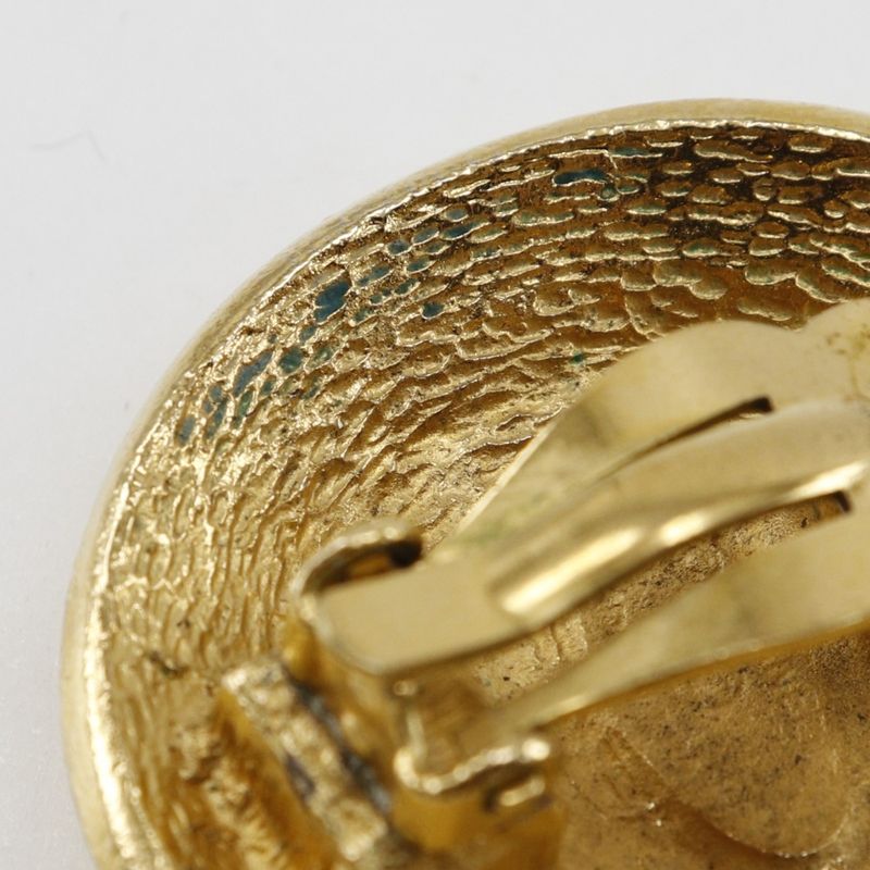 Chanel COCO MARK 31 RUE Cambon Vintage Gold Plated Ladies 30.0g Earrings