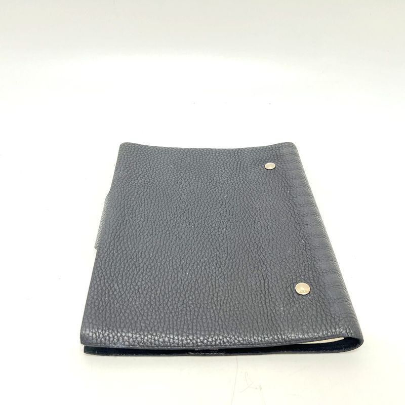 Hermes Notebook Cover Ulysse Nardin GM Taurillon Clemence Black