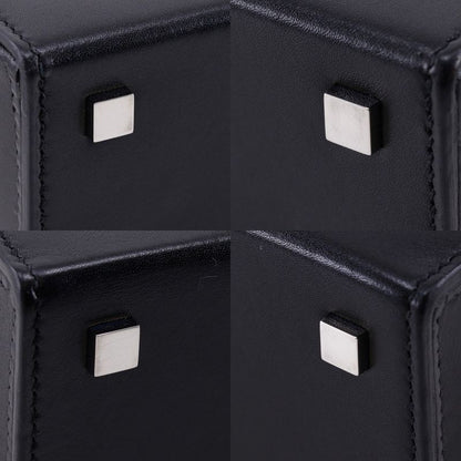 Hermes Cinetic 2WAY Leather Black A Women's Shoulder Bag