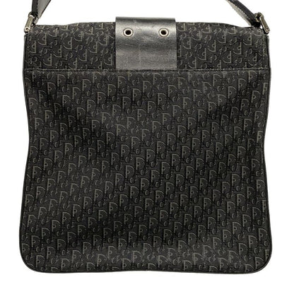 Dior/christian Dior Shoulder Bag Street Chictrotter Black And Gray Leather