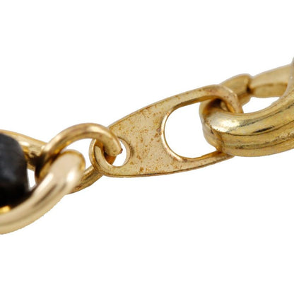 Chanel Parfum Bottle Allure Gold Plated And Leather Ladies 32.2g Necklace