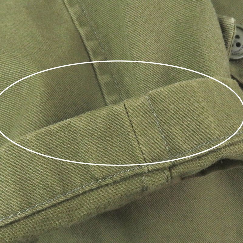 Saint Laurent Paris 632467 Cotton Linen Toggle Button Military Duffle Coat