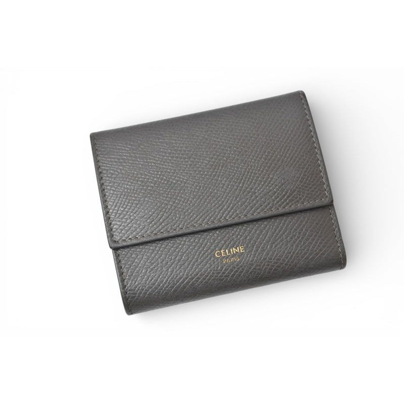 Celine Wallet Mini Trifold Gray Small — view 2